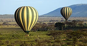Hot Air Balloon Serengeti Africa