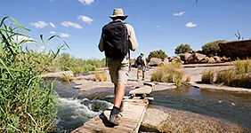 People walking in the Augrabies Falls National Park