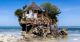 Rock restaurant Zanzibar Island