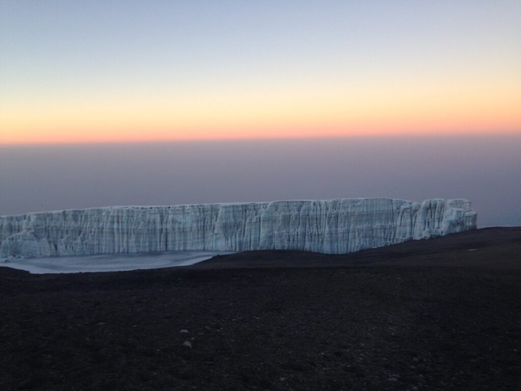 Kilimanjaro climb view