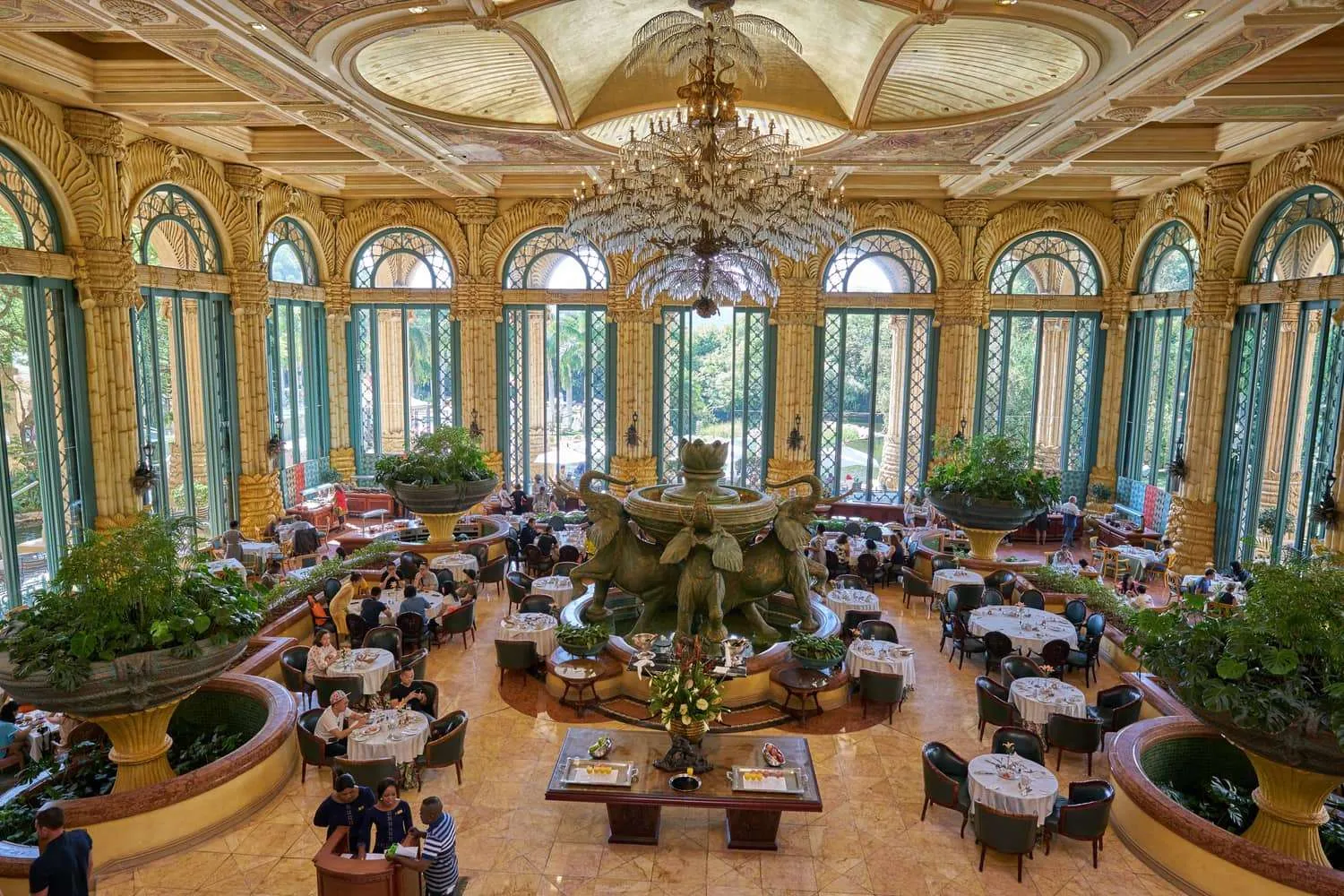 Crystal court restaurant sun city south africa
